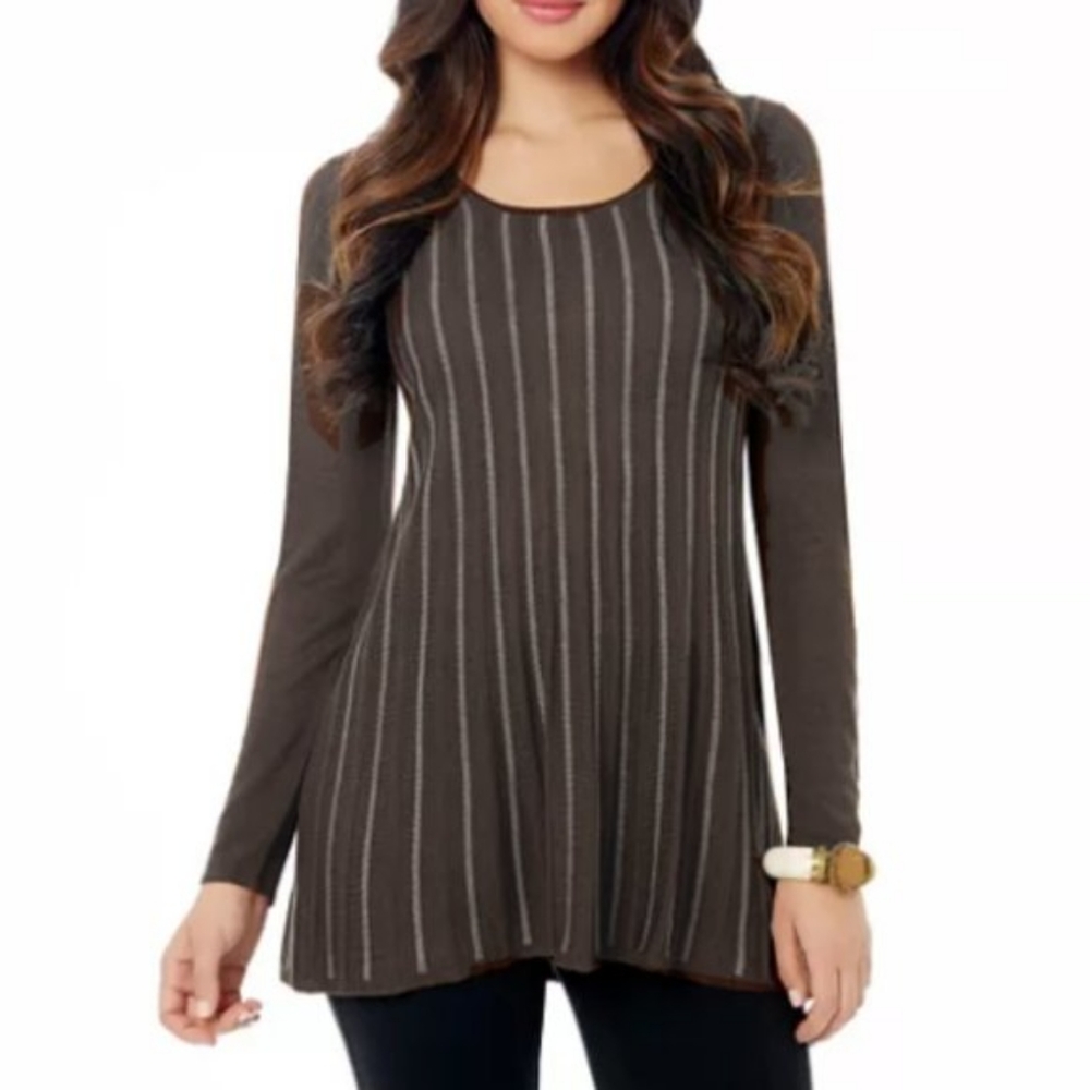 Long-sleeved, black Daisey Fuentes dress